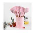 Cooking Utensil Set 11 Piece with Holder - Pink