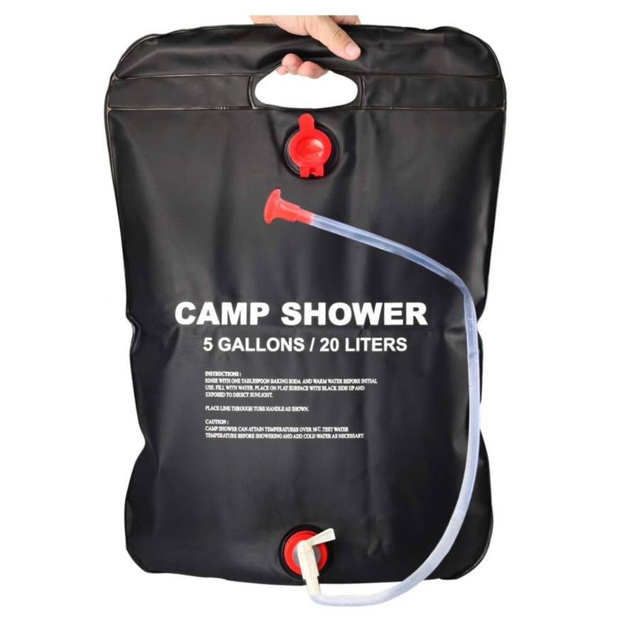 Pop-Up Camping Shower Tent With Solar Shower Bag
