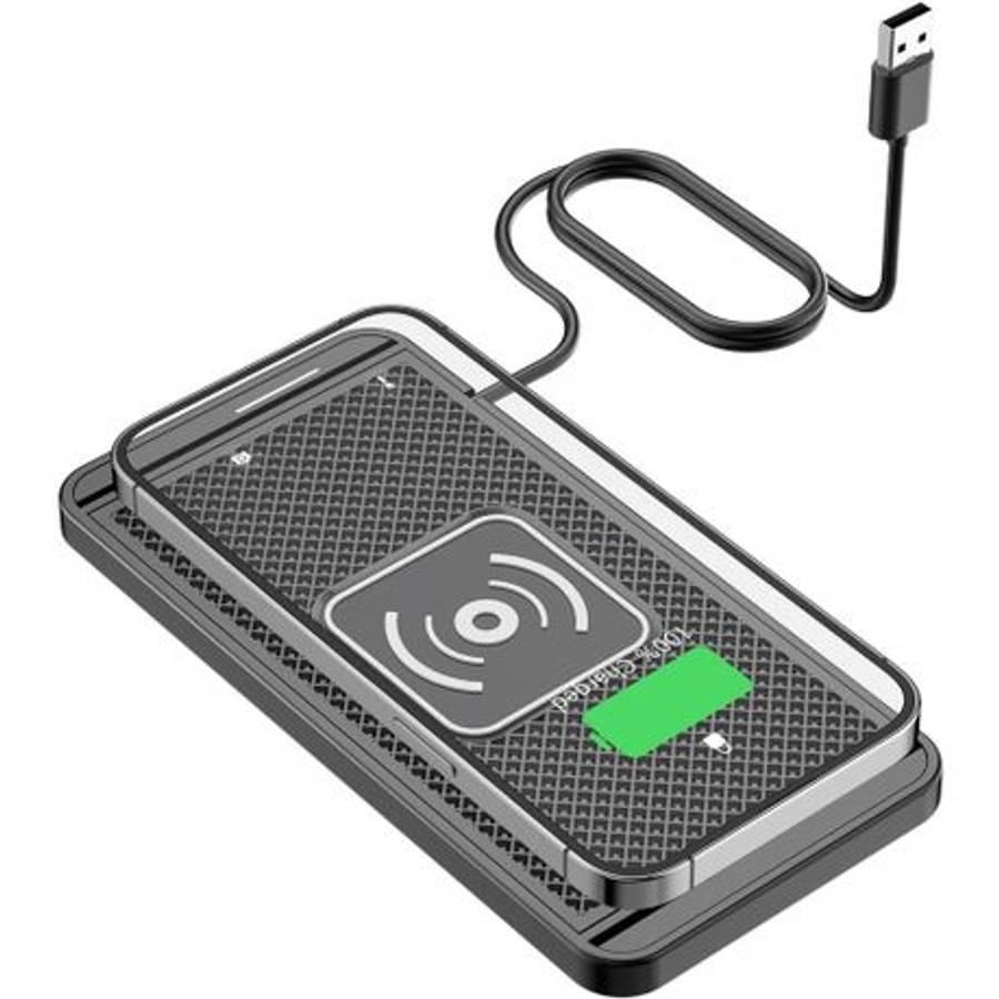 Vehicle Non-Slip Wireless Car Charger, Cuttable - 1m USB