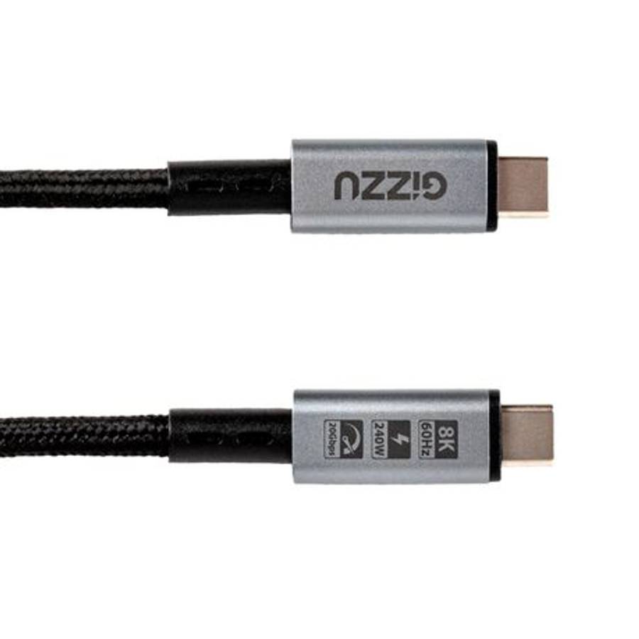 Gizzu - 240W 20Gbps Type-C 1m Cable - Gizzu - 240W 20Gbps Type-C 1m Cable