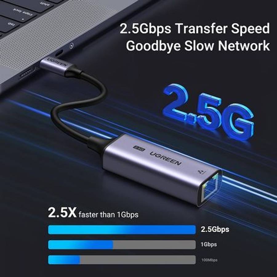 Ugreen - USB3.0 C to 2.5Gbit Ethernet Adapter - Ugreen - USB3.0 C to 2.5Gbit Ethernet Adapter