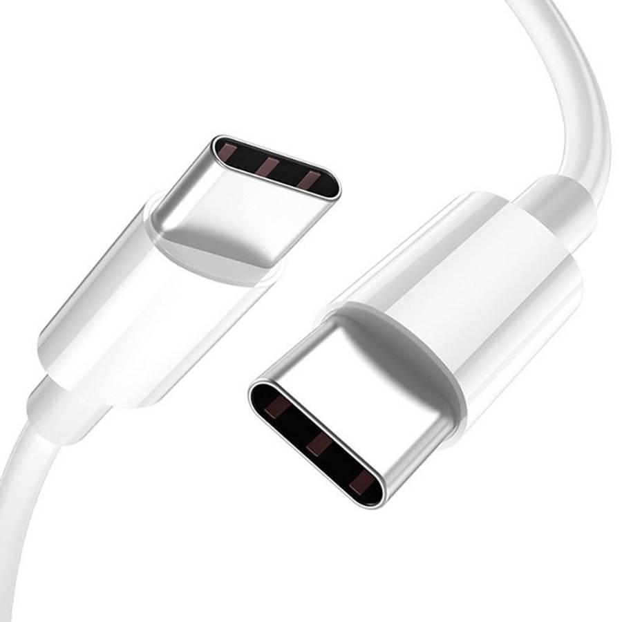 USB Type-C to USB Type-C Cable - 2m Fast Charging - White