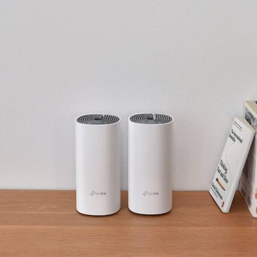 Tp-Link - Deco E4 - AC1200 Whole Home Mesh Wi-Fi System (2-Pack) - Tp-Link - Deco E4 - AC1200 Who...