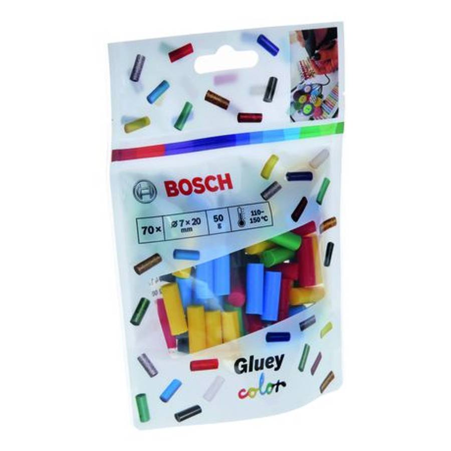 Bosch - Gluey Sticks, Colour Mix 5 x 14 Sticks (5 different colours) - Bosch - Gluey Sticks, Colo...