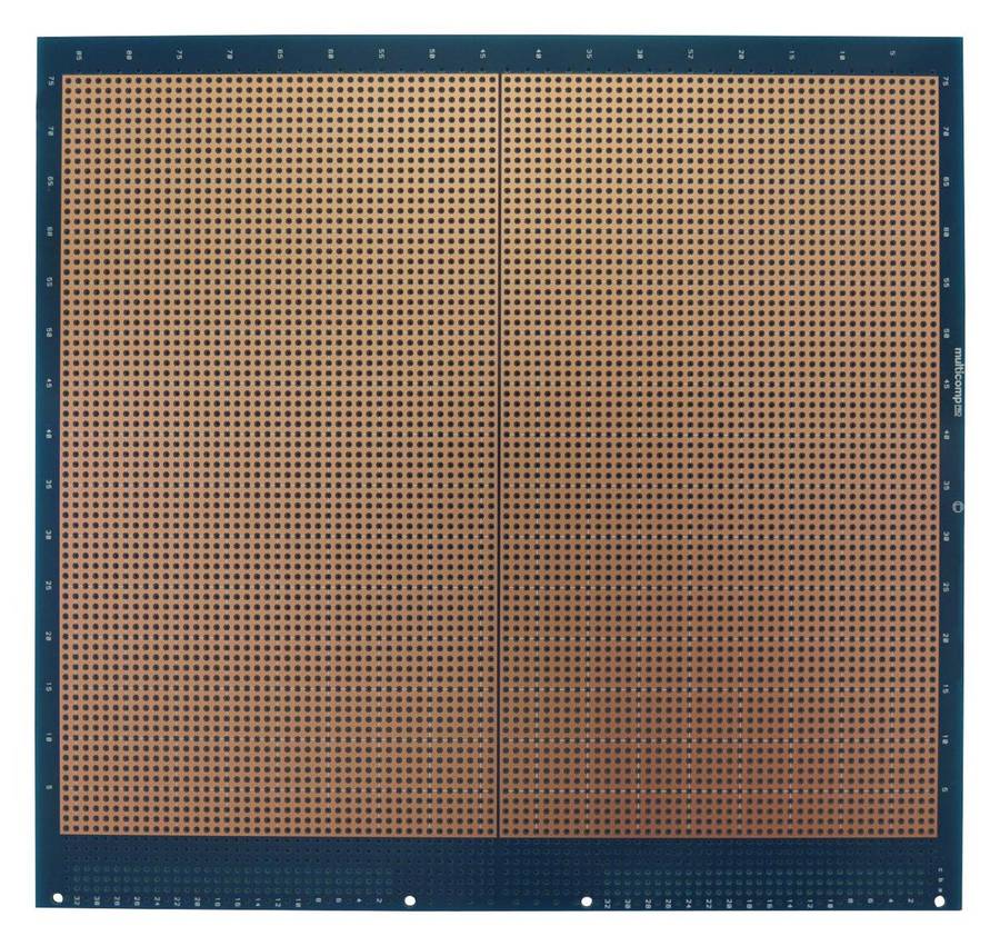 Multicomp Pro (MP005890) Eurocard PCB Board, Epoxy Glass Composite
