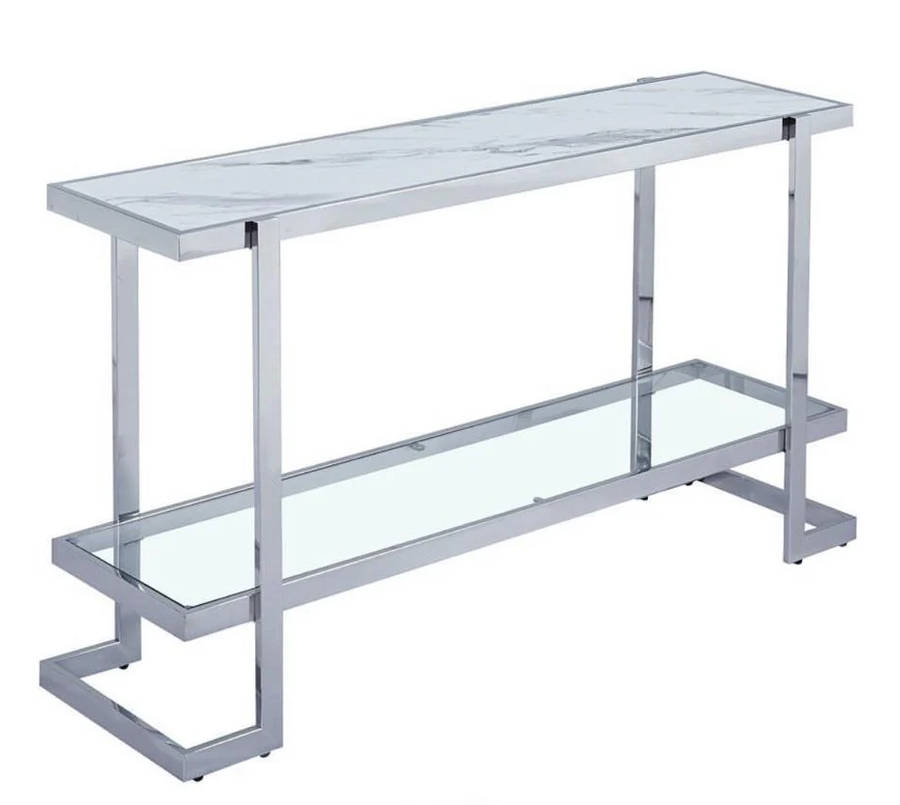 Elegant Console Table (Available in Gold or Silver)