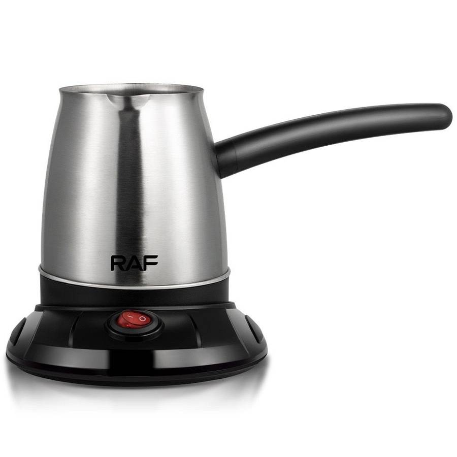 RAF Stainless Steel 0.5L 600w Turkish Coffee Maker Electric Coffee Pot