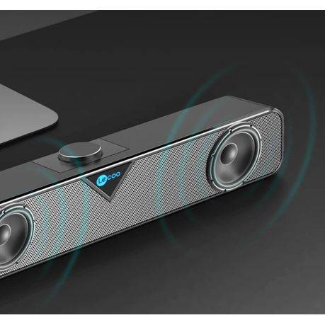 Lenovo Lecoo - DS102 - Desktop Bass Speaker With 3D Stereo Sound - Black