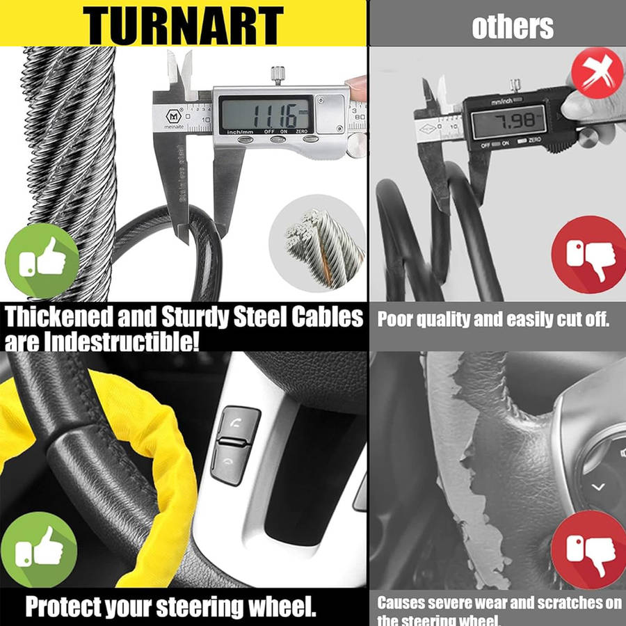Steering wheel lock anti-theft  device