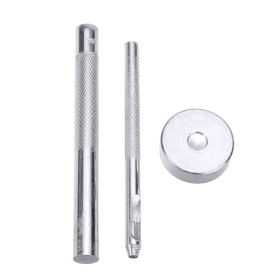 180 Piece Leather Rivets Metal Studs Kit With 3 Tools