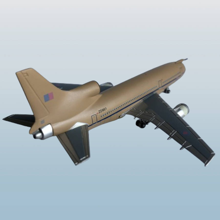1:400 Scale, Royal Air Force, Lockheed L-1011, Diecast Alloy Display Model