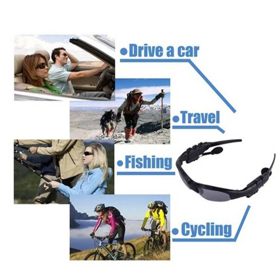 Wireless Bluetooth Sunglasses Earphone Headset