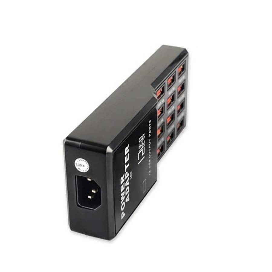 Universal 12 Port USB Hub Fast LED Charger Power Adapter Charging Station