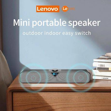 Lenovo Lecoo - DS102 - Desktop Bass Speaker With 3D Stereo Sound - Black
