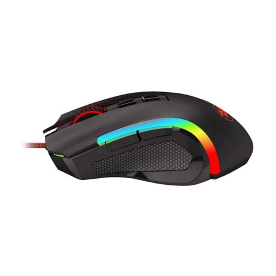 Redragon - Griffin 7200DPI Gaming Mouse - Black - Redragon - Griffin 7200DPI Gaming Mouse - Black