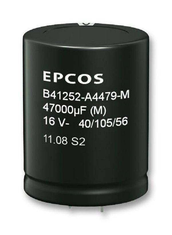 Epcos (B41252A9108M000) Electrolytic Capacitor, Snap-in, 1000 µF