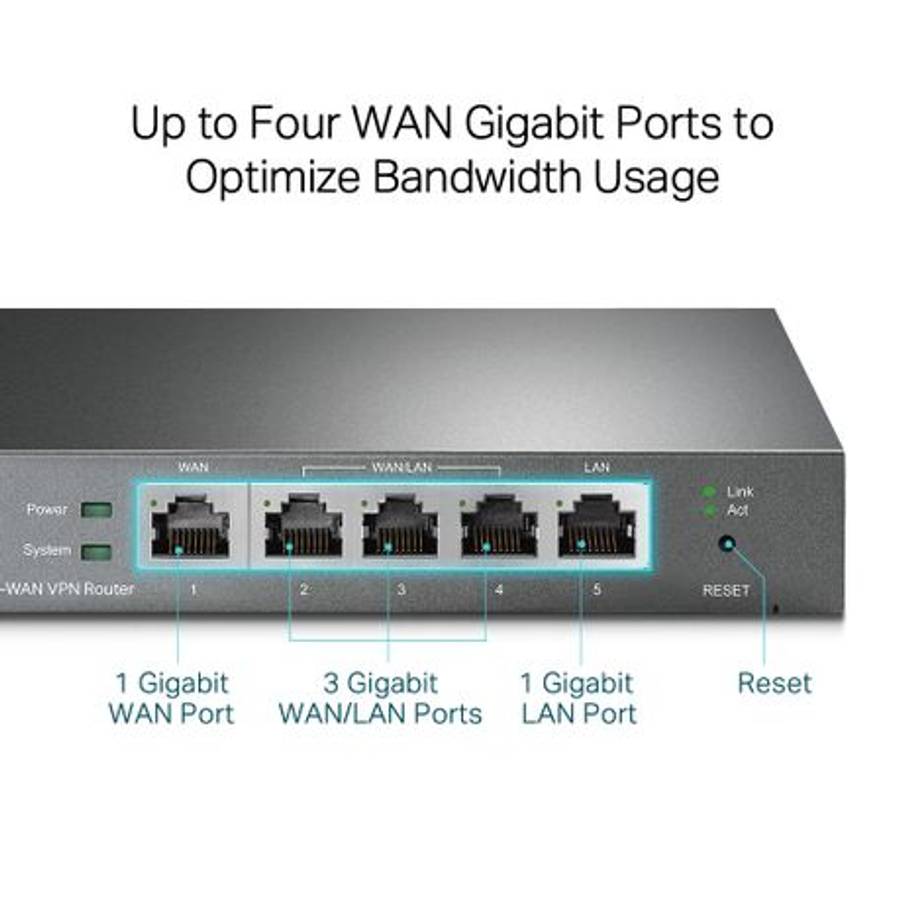 Tp-Link - Safestream Gigabit Multi-Wan Vpn - Tp-Link - Safestream Gigabit Multi-Wan Vpn