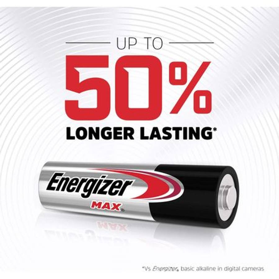 Energizer - 1.5v MAX Alkaline AA Battery Bulk Box of 24 - Energizer - 1.5v MAX Alkaline AA Batter...