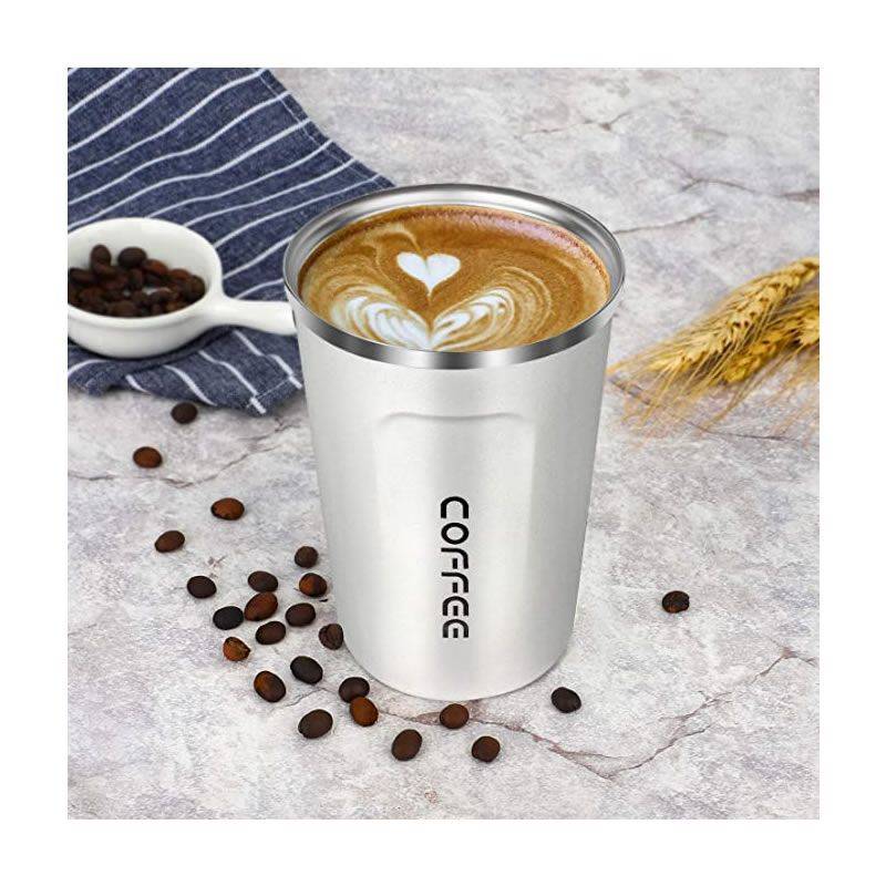 Stainless steel vacuum travel coffee mug - 510ml