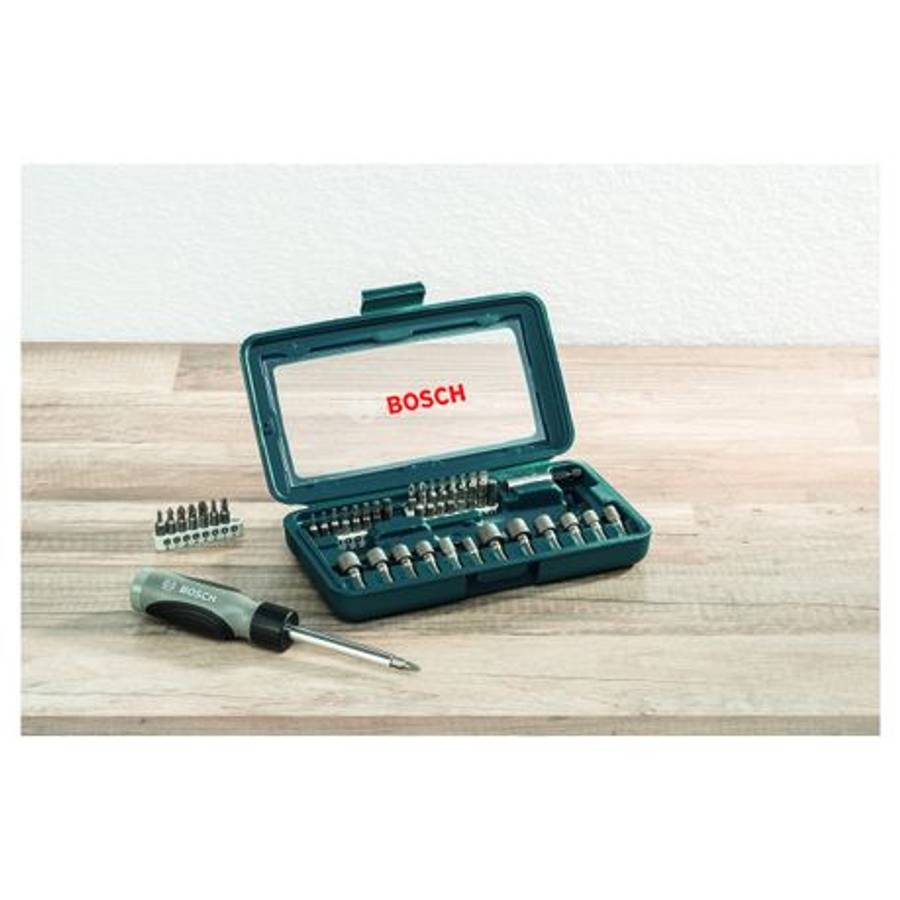 Bosch - Ratchet Socket and Drive Bit Set - 46 Piece - Bosch - Ratchet Socket and Drive Bit Set - ...