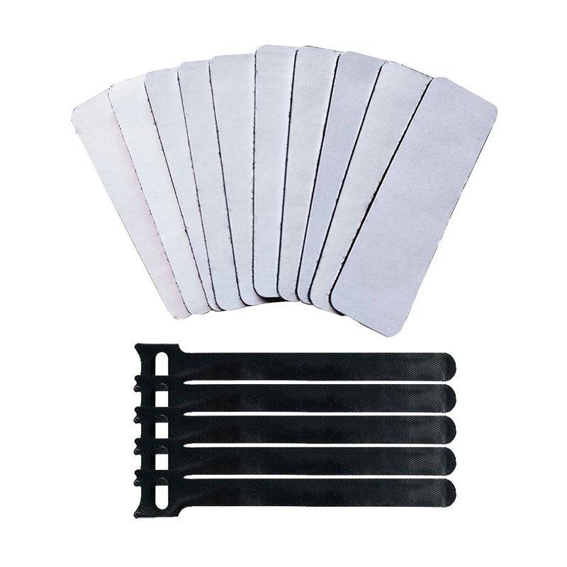 DHAO Hook And Loop Strips Reclosable Heavy Duty Mounting Tape - White