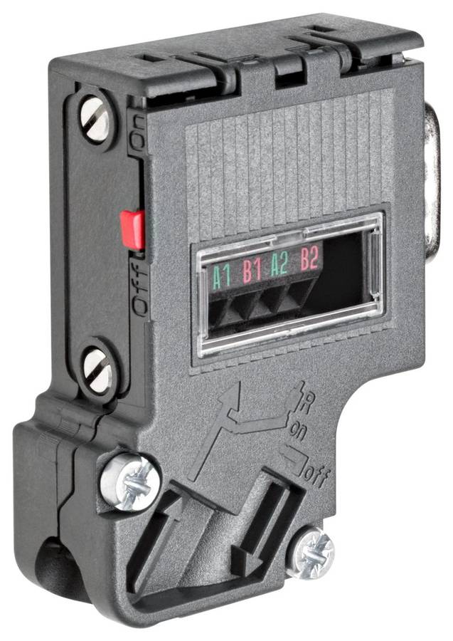 Siemens (6ES7972-0BA42-0XA0) Bus Connector, Profibus, RS485, Screw