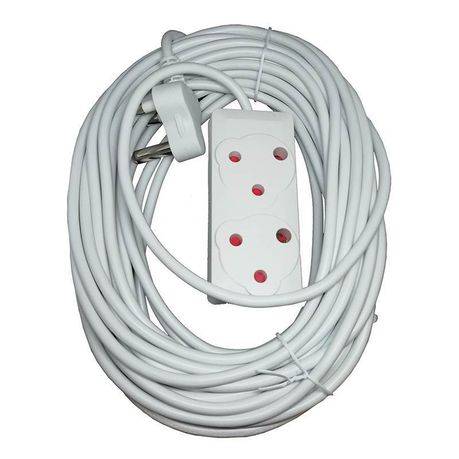 20M 10A Extension Cord with Double Coupler