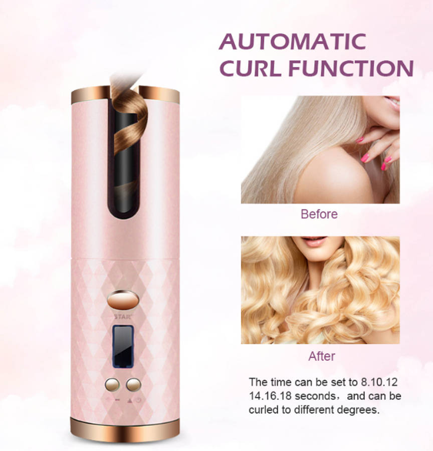 Andowl Automatic Curling Iron, Hair Curling Iron for Hair Styling
