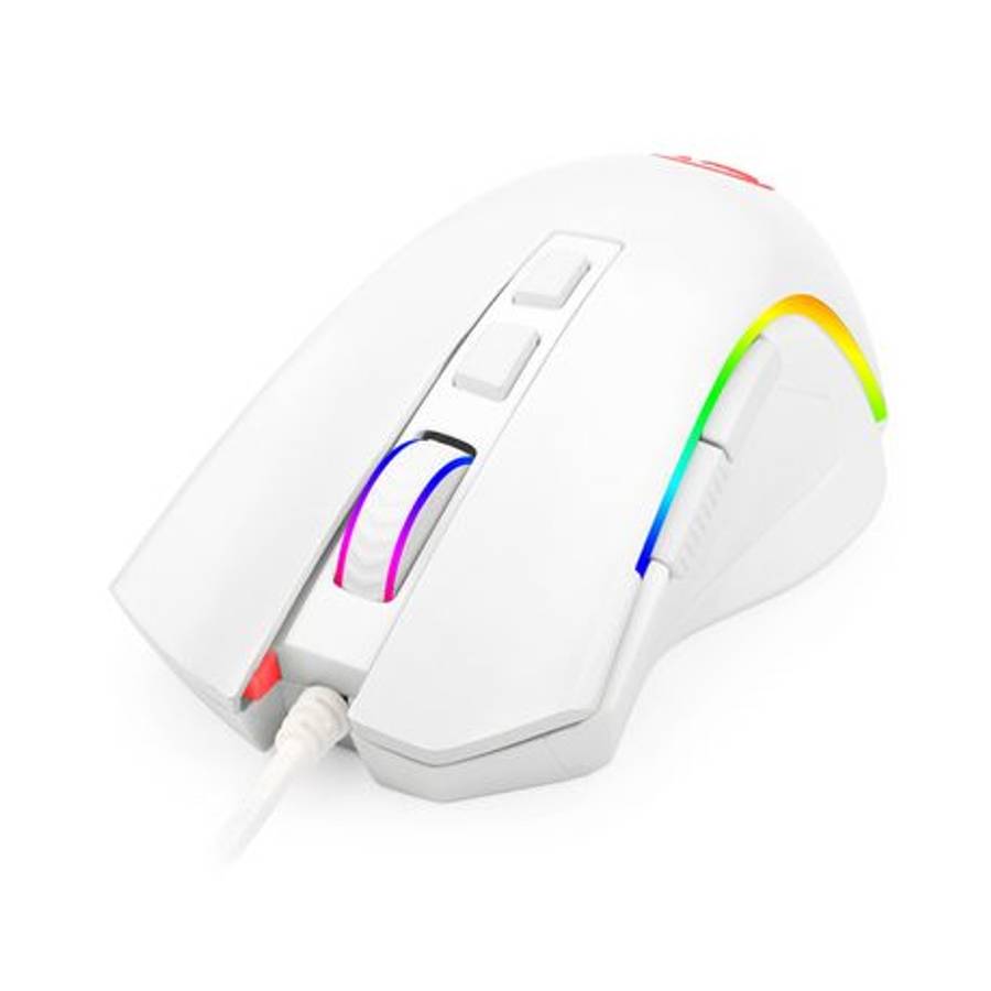 Redragon - Griffin 7200DPI Gaming Mouse - White - Redragon - Griffin 7200DPI Gaming Mouse - White