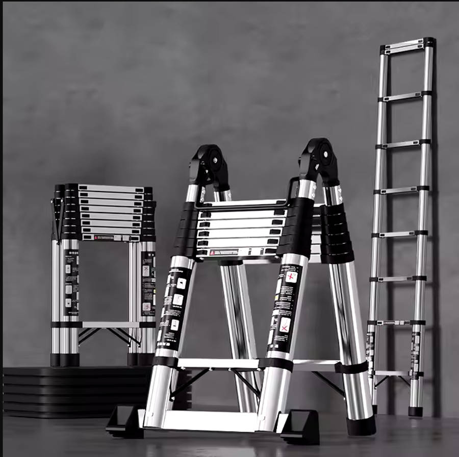 3.3m Multipurpose A-Frame Foldable Extension Telescopic Ladder