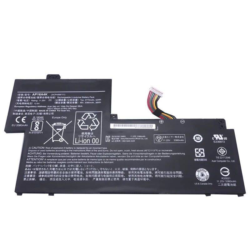 Battery for Acer Swift 1 SF113-31 N17P2 N16Q9 - AP16A4K