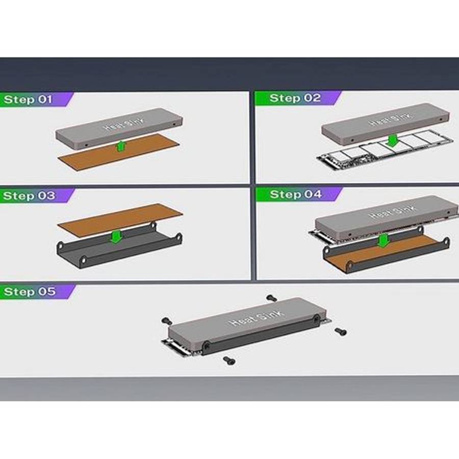 Hiksemi - M.2 SSD Cooler Heatsink MH1 - Hiksemi - M.2 SSD Cooler Heatsink MH1