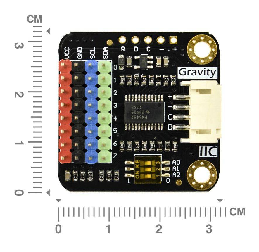 DFRobot (DFR0576) Multiplexer Board, Digital, 1-to-8, I2C, Gravity