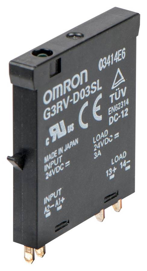 Omron (G3RV-D03SL DC24) Solid State Relay, SPST-NO, 3 A, 24 VDC