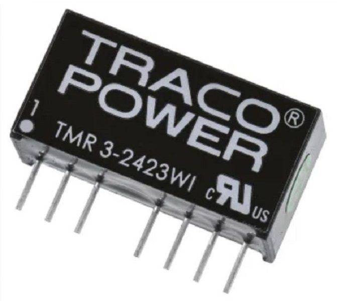 Traco Power (TMR 3-2423WI) Isolated Through Hole DC/DC Converter 15V, 100mA