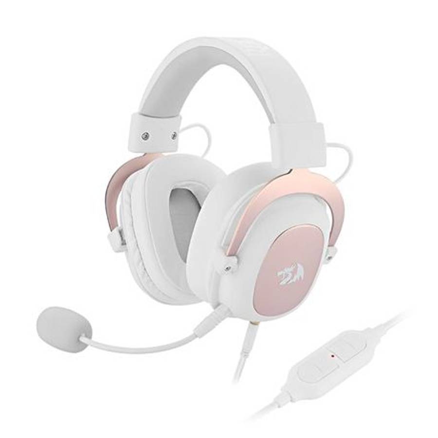 Redragon - Zeus 7.1 Gaming Headset - White - Redragon - Zeus 7.1 Gaming Headset - White