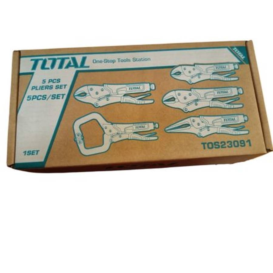 Total - Plier Locking Set - 5piece - Total - Plier Locking Set - 5piece