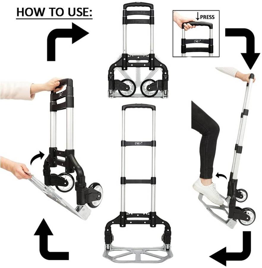 Multi Function Folded Trolley