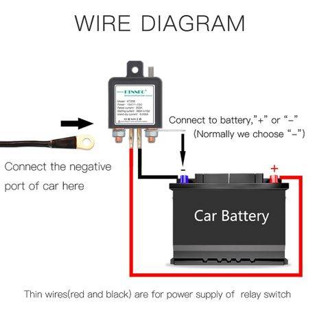 Untested : KT239 12V 200A Car Motorcycle Battery Remote Disconnect Cut / off