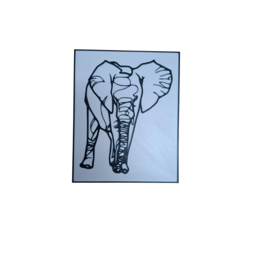 Statement Elaphant Wall Art - Stylish Interior Accent