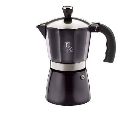 Berlinger Haus 6 Cup Aluminium Coffee Maker - Carbon pro (SECOND HAND)
