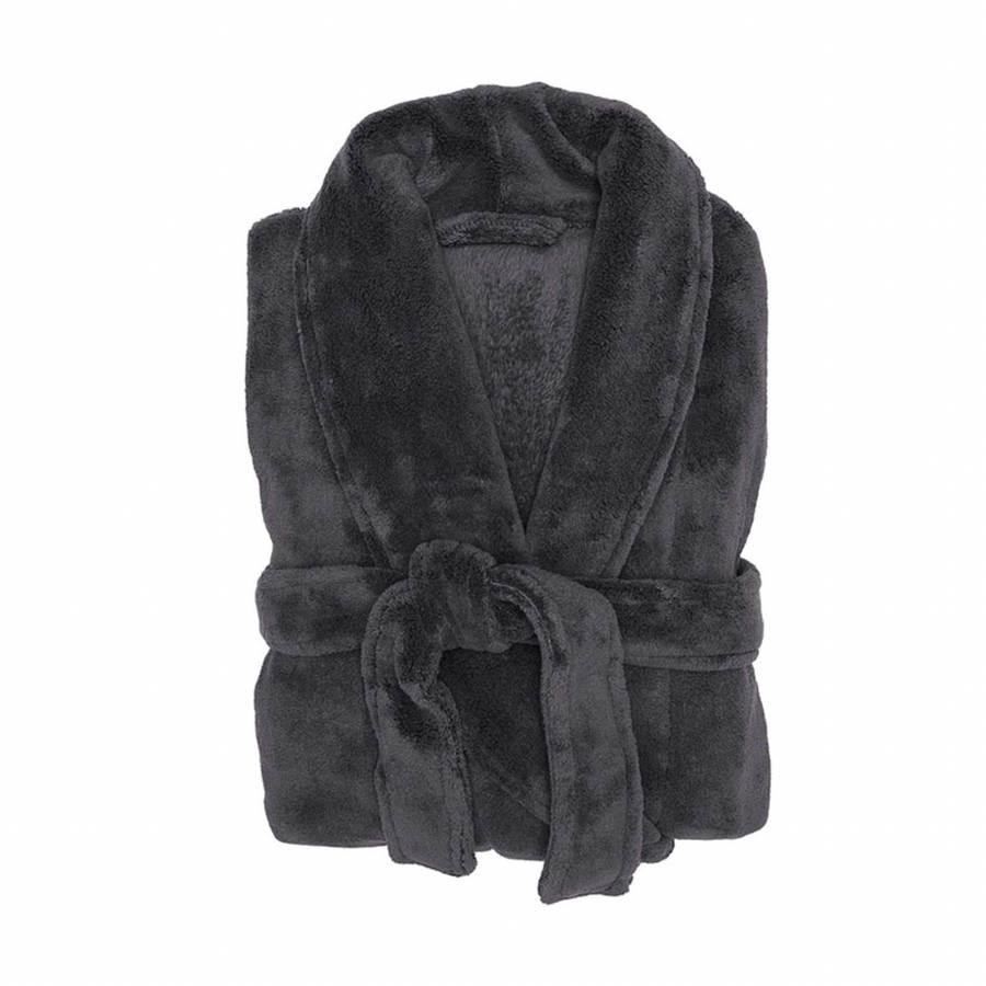 Plush Ladies One-Size-Fits-All Fleece Gown Luxury Fleece Gown unisex