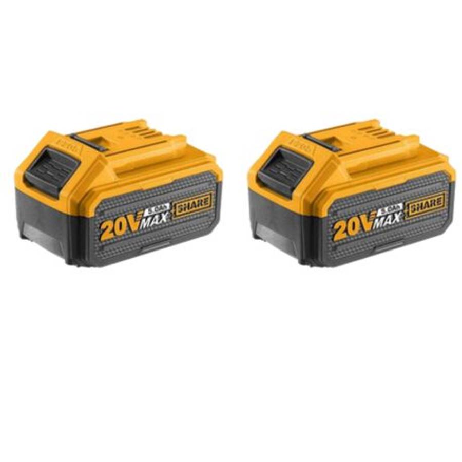 Ingco - 2 x Li-Ion Battery Pack (5.0Ah) - Ingco - 2 x Li-Ion Battery Pack (5.0Ah)