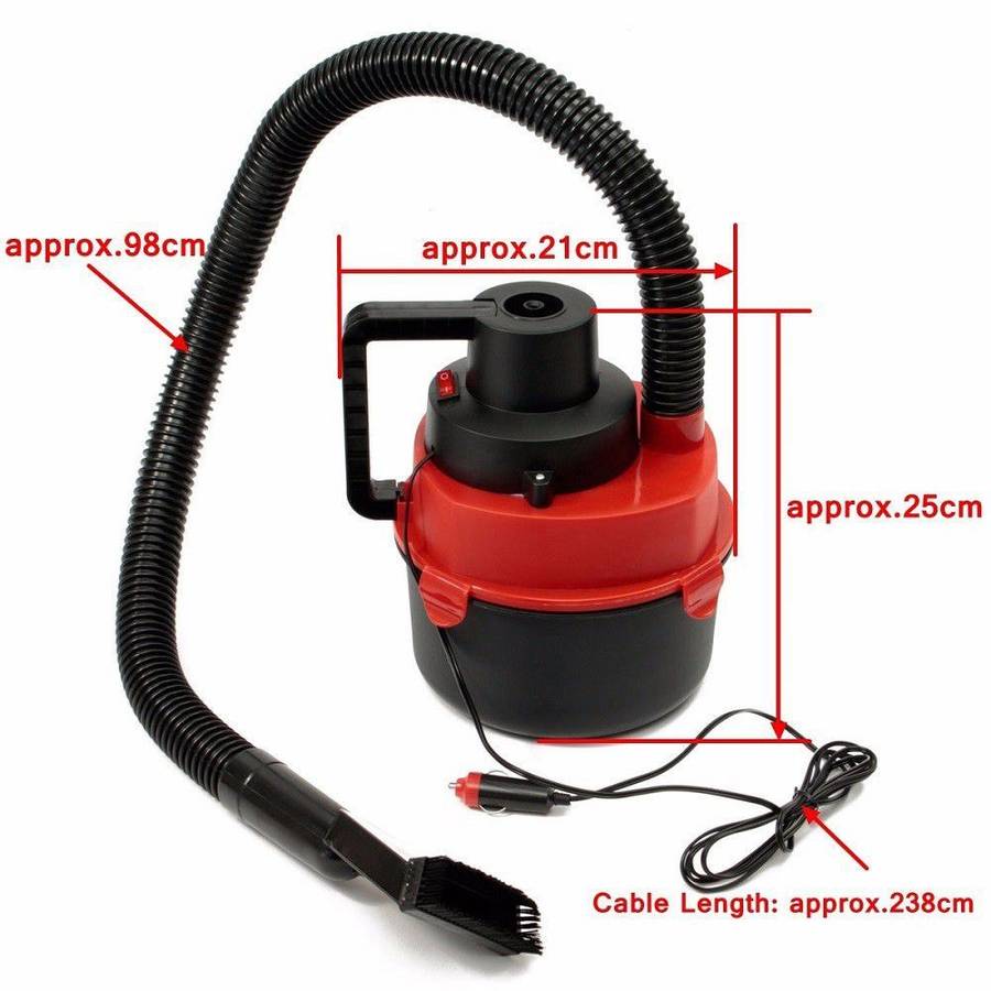 Compact Portable Wet/Dry Canister Vacuum Cleaner