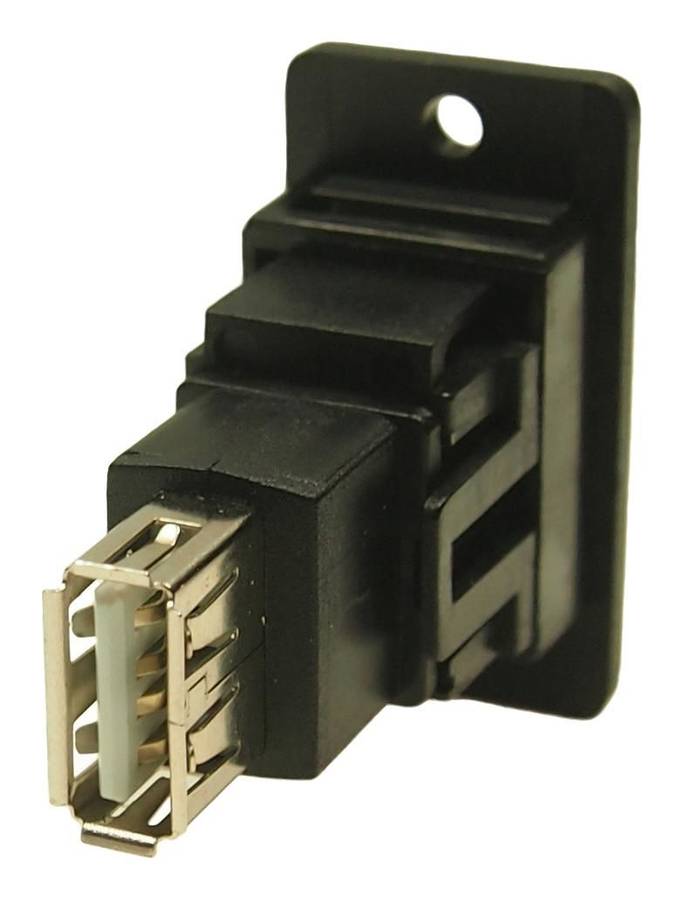 Cliff Electronic (CP30607NX1) USB Adapter, USB 2.0, Slim FeedThrough