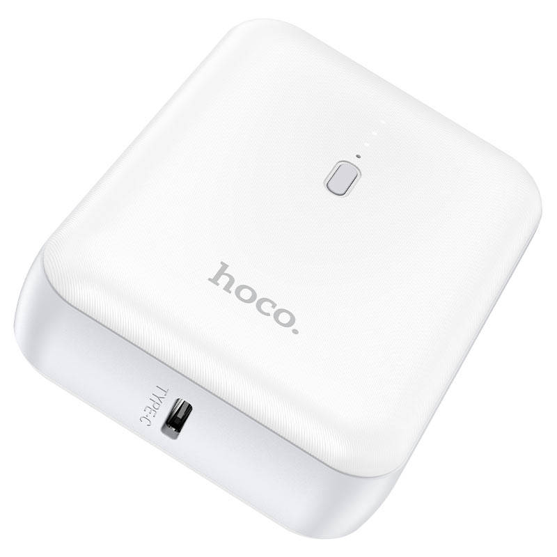 Hoco. Compact Fast Charging 5000mAh Power Bank - J96-White
