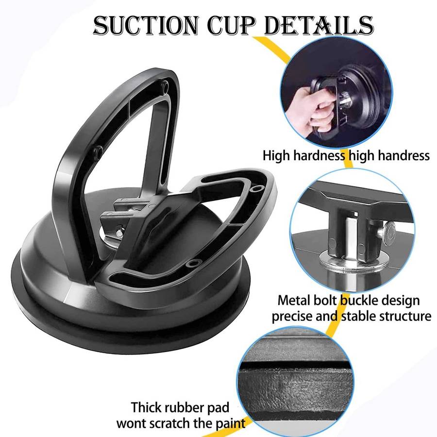 Suction Cups for Heavy Duty Auto Lifting Granite, Glass, and Mirrors