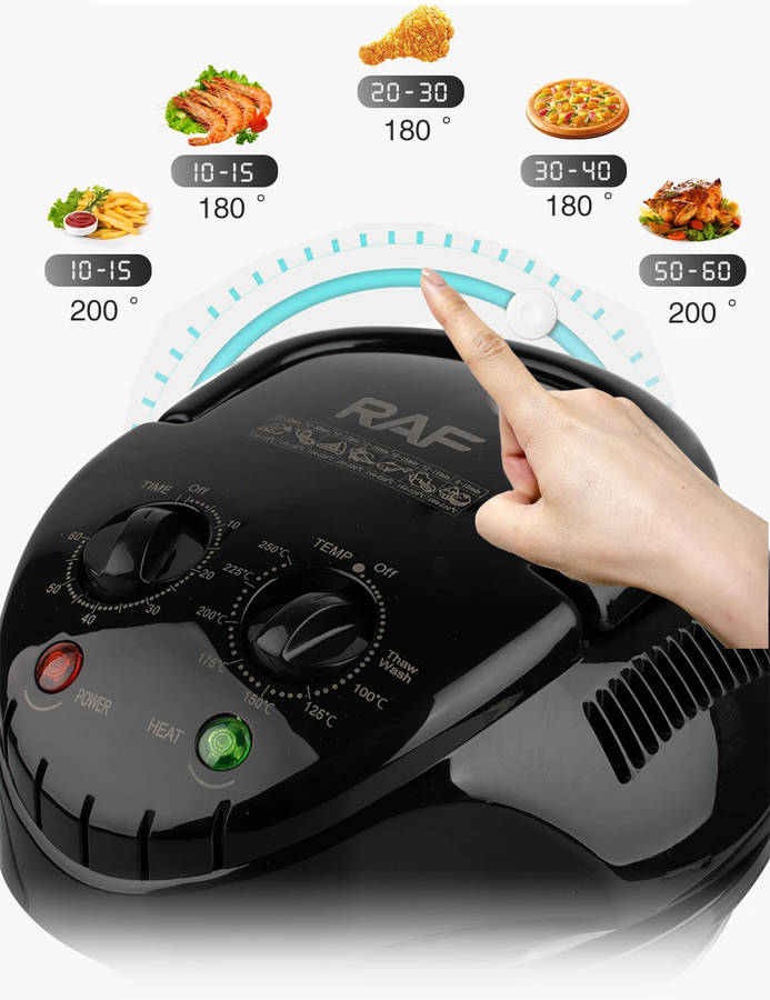 3500W Multi-cooker Glass Air Fryer Electric Convection Halogen Oven