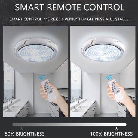 300W Solar Ceiling Light with Remote Control