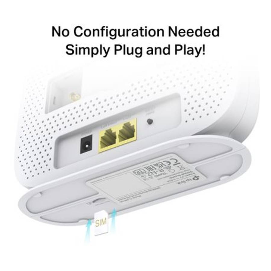 Tp-Link - 300Mbps TL-MR105 Wireless N 4G LTE Router support SIM card - Tp-Link - 300Mbps TL-MR105...